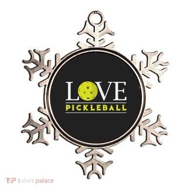 Love Pickleball Apparel Pickleball Player Funny Gift Ornament