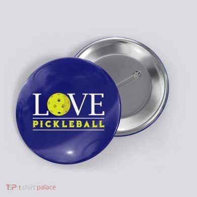 Love Pickleball Apparel Pickleball Player Funny Gift Button