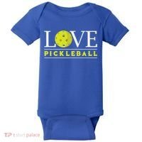Love Pickleball Apparel Pickleball Player Funny Gift Baby Bodysuit thumb 0
