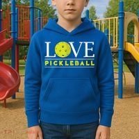 Love Pickleball Apparel Pickleball Player Funny Gift Kids Hoodie thumb 2