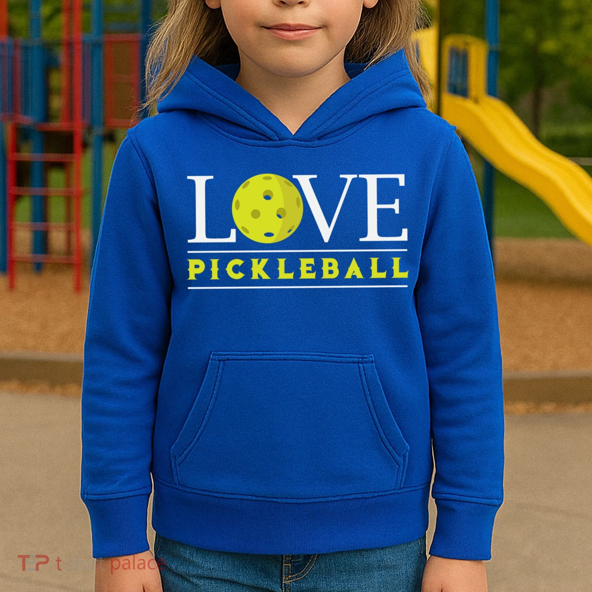 Love Pickleball Apparel Pickleball Player Funny Gift Kids Hoodie