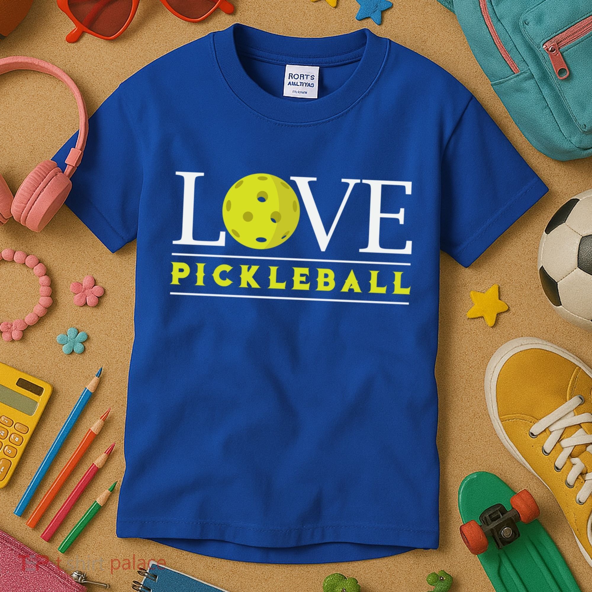 Love Pickleball Apparel Pickleball Player Funny Gift Kids T-Shirt