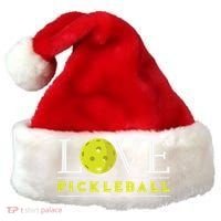 Love Pickleball Apparel Pickleball Player Funny Gift Santa Hat thumb 0