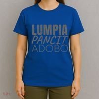 Lumpia Pancit And Adobo Filipino Food T-Shirt thumb 4