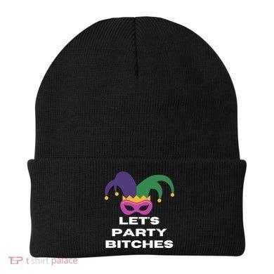 Let's Party Bitches Mardi Gras Beanie