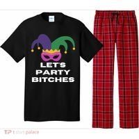 Let's Party Bitches Mardi Gras Pajama Set thumb 0