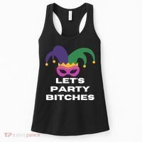 Let's Party Bitches Mardi Gras Women's Tank Top thumb 0
