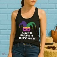 Let's Party Bitches Mardi Gras Women's Tank Top thumb 2