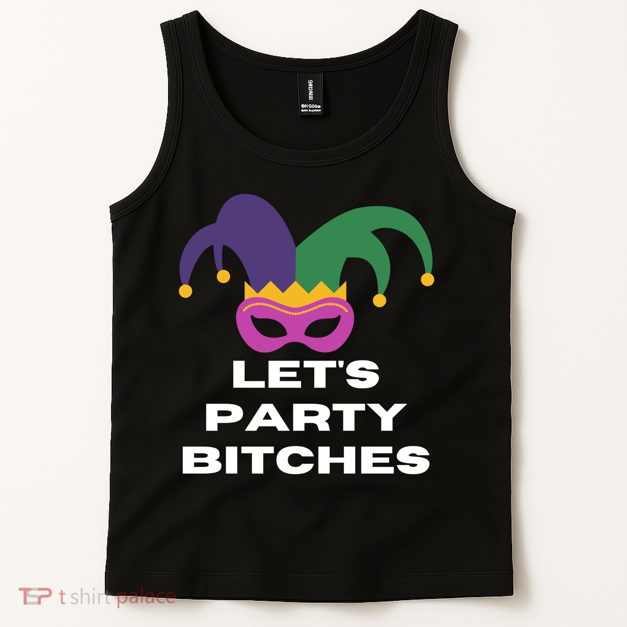 Let's Party Bitches Mardi Gras Tank Top