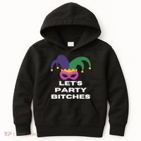 Let's Party Bitches Mardi Gras Kids Hoodie thumb 0