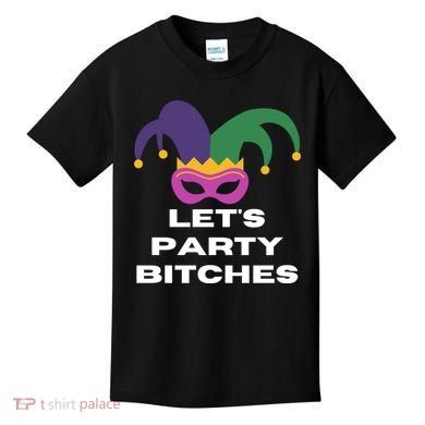Let's Party Bitches Mardi Gras Kids T-Shirt