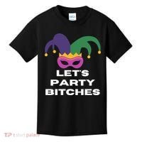 Let's Party Bitches Mardi Gras Kids T-Shirt thumb 0