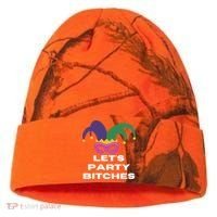 Let's Party Bitches Mardi Gras Kati Licensed 12" Camo Cuffed Beanie thumb 0