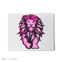 Lion Pink Bandana Breast Cancer Awareness Survivor Warrior Mousepad thumb 0