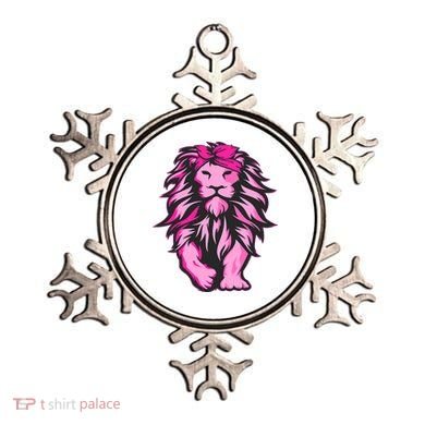 Lion Pink Bandana Breast Cancer Awareness Survivor Warrior Ornament