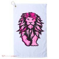 Lion Pink Bandana Breast Cancer Awareness Survivor Warrior Golf Towel thumb 0