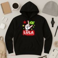 Lula Presidente Brasil Lula Brazil President Support Hoodie thumb 3