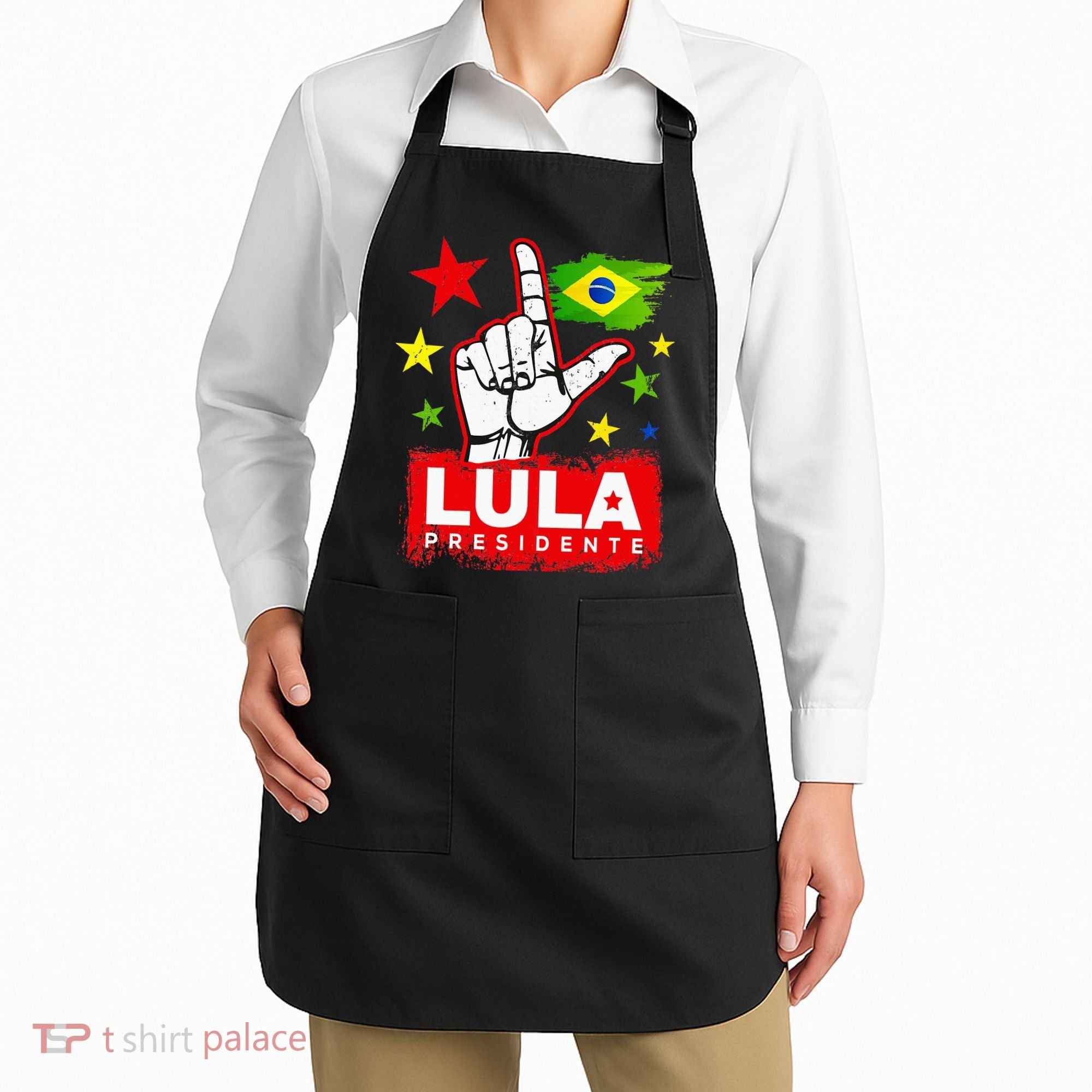 Lula Presidente Brasil Lula Brazil President Support Apron
