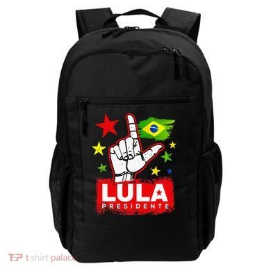 Lula Presidente Brasil Lula Brazil President Support Backpack