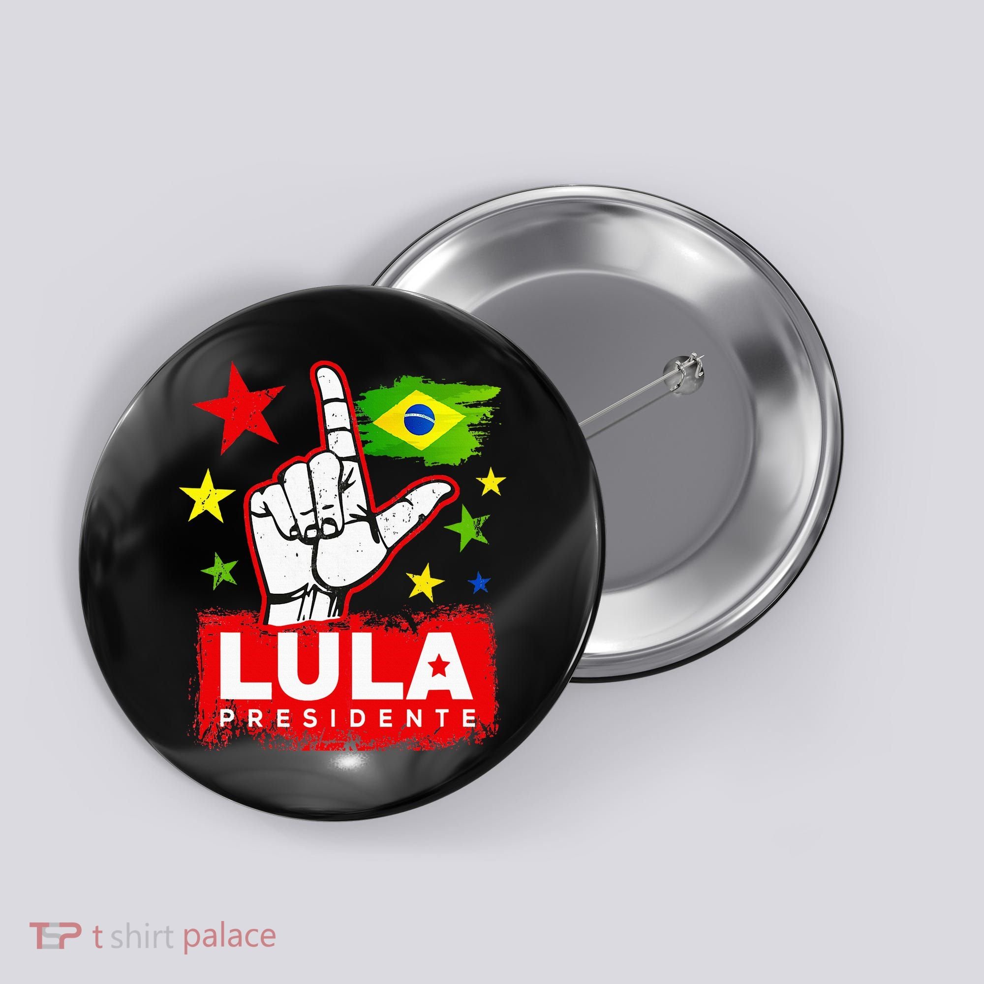 Lula Presidente Brasil Lula Brazil President Support Button