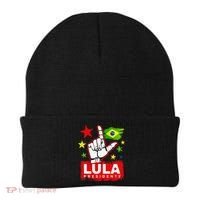 Lula Presidente Brasil Lula Brazil President Support Beanie thumb 0