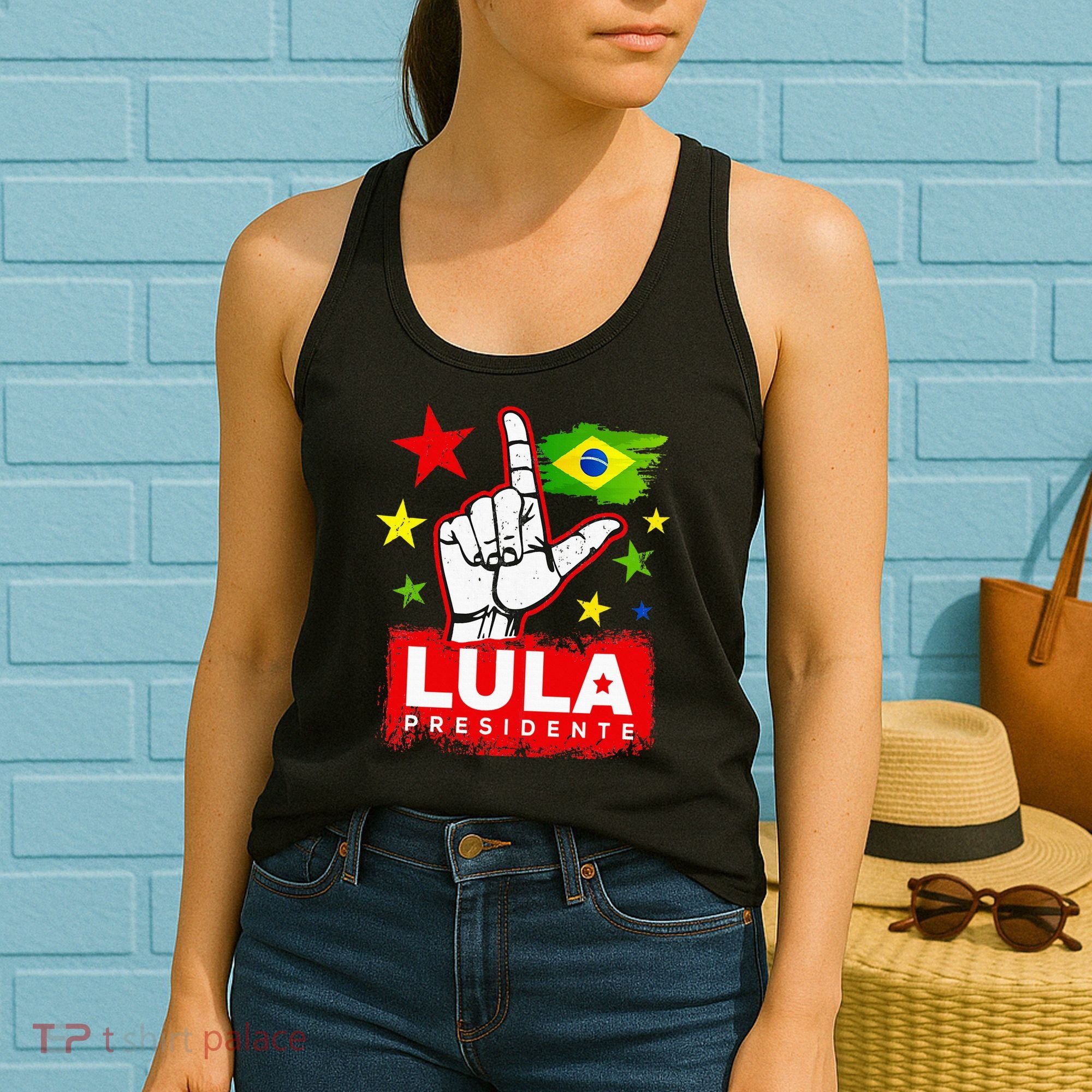 Lula Presidente Brasil Lula Brazil President Support Women's Tank Top