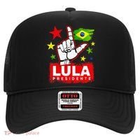 Lula Presidente Brasil Lula Brazil President Support Hat thumb 0