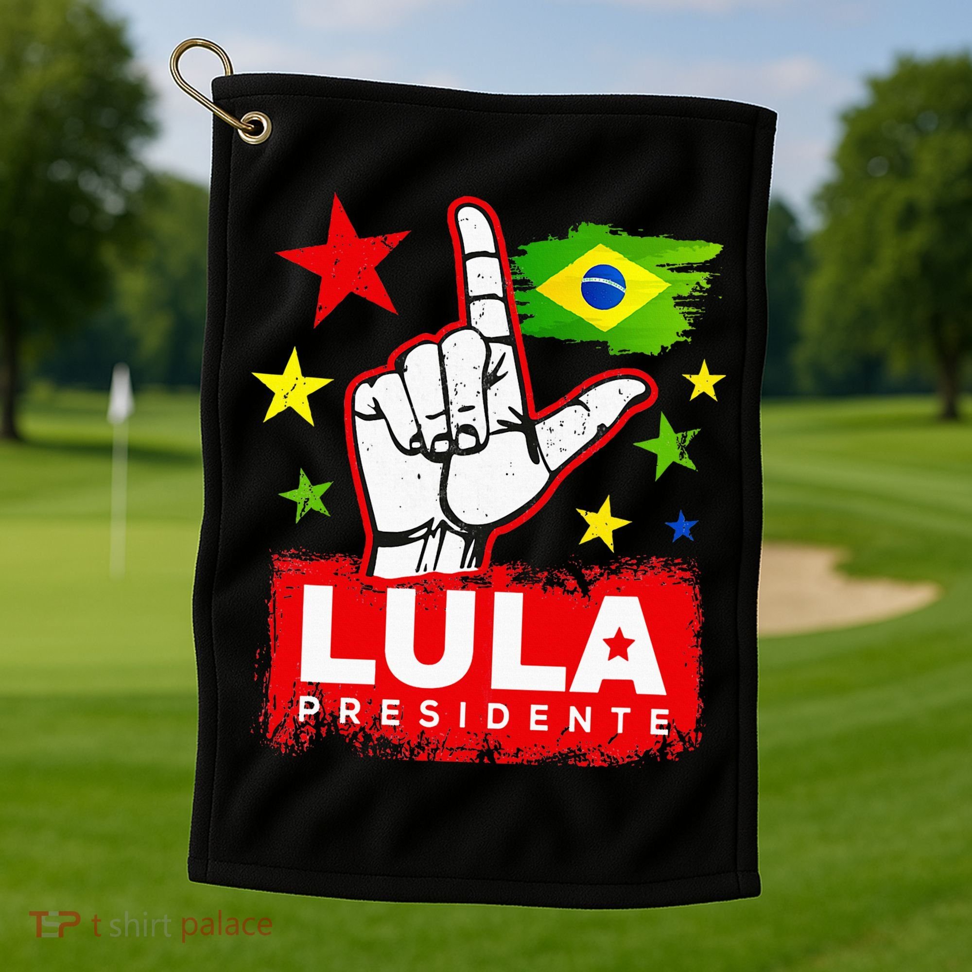 Lula Presidente Brasil Lula Brazil President Support Golf Towel