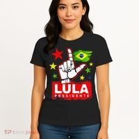Lula Presidente Brasil Lula Brazil President Support Women's T-Shirt thumb 4