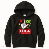 Lula Presidente Brasil Lula Brazil President Support Kids Hoodie thumb 0