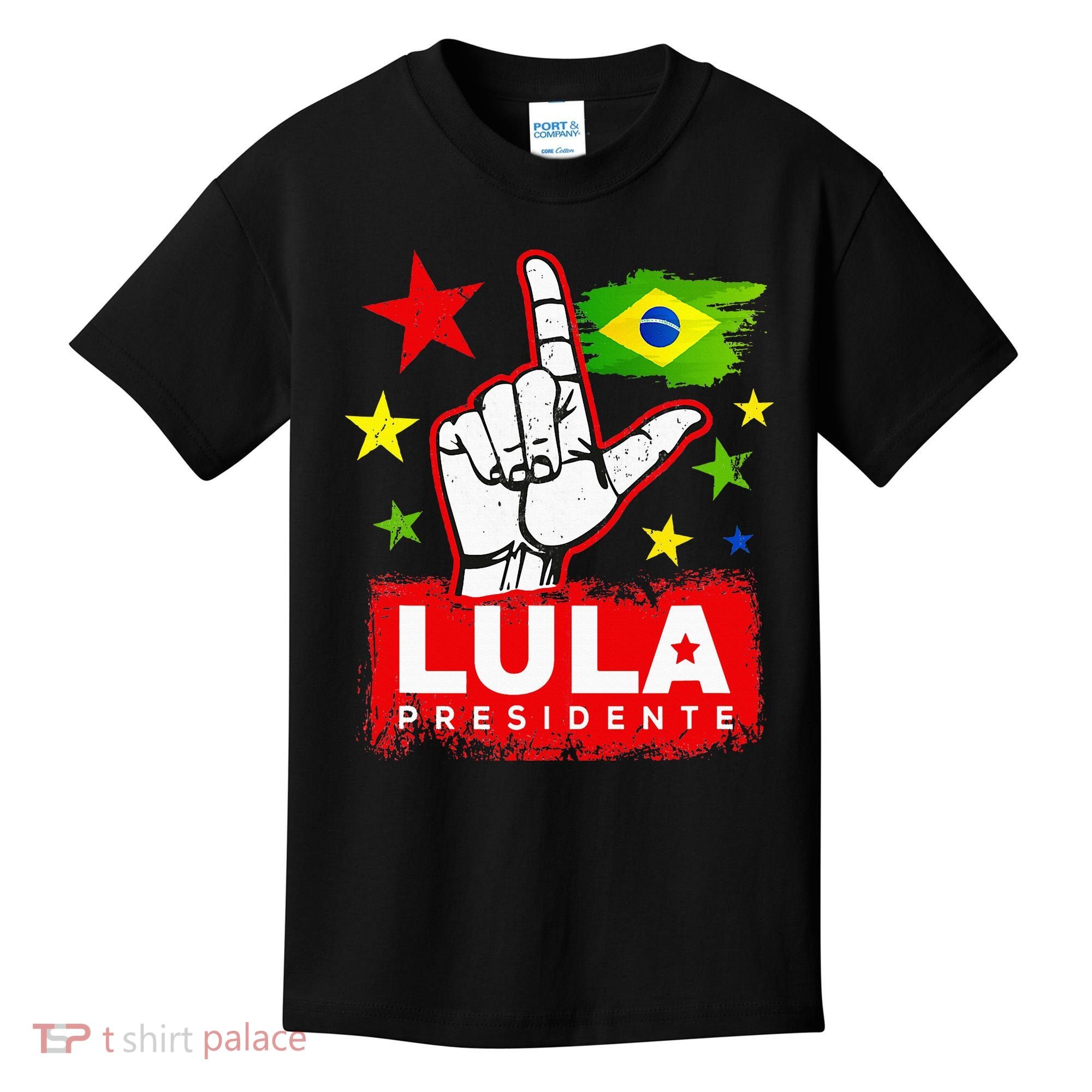 Lula Presidente Brasil Lula Brazil President Support Kids T-Shirt