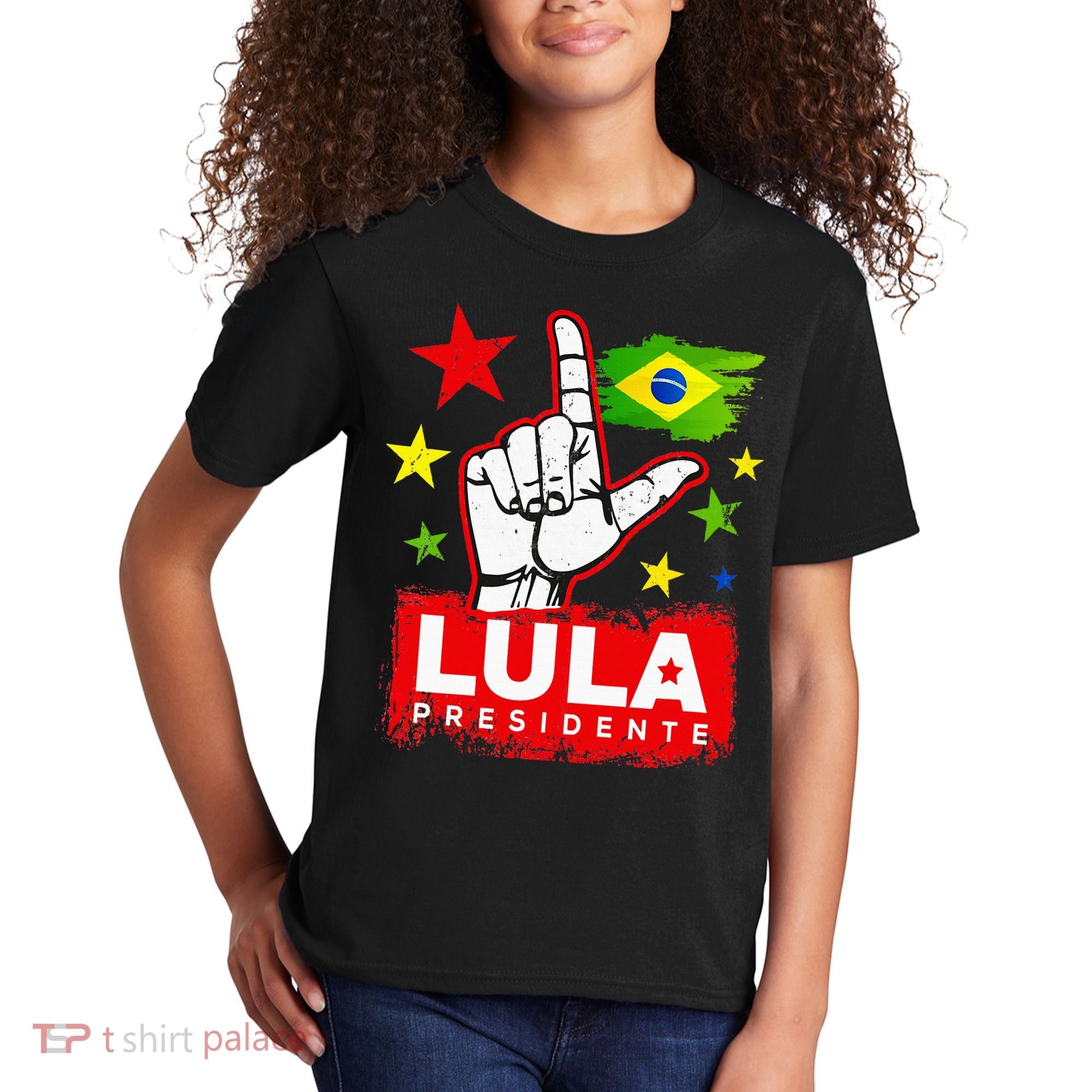 Lula Presidente Brasil Lula Brazil President Support Kids T-Shirt