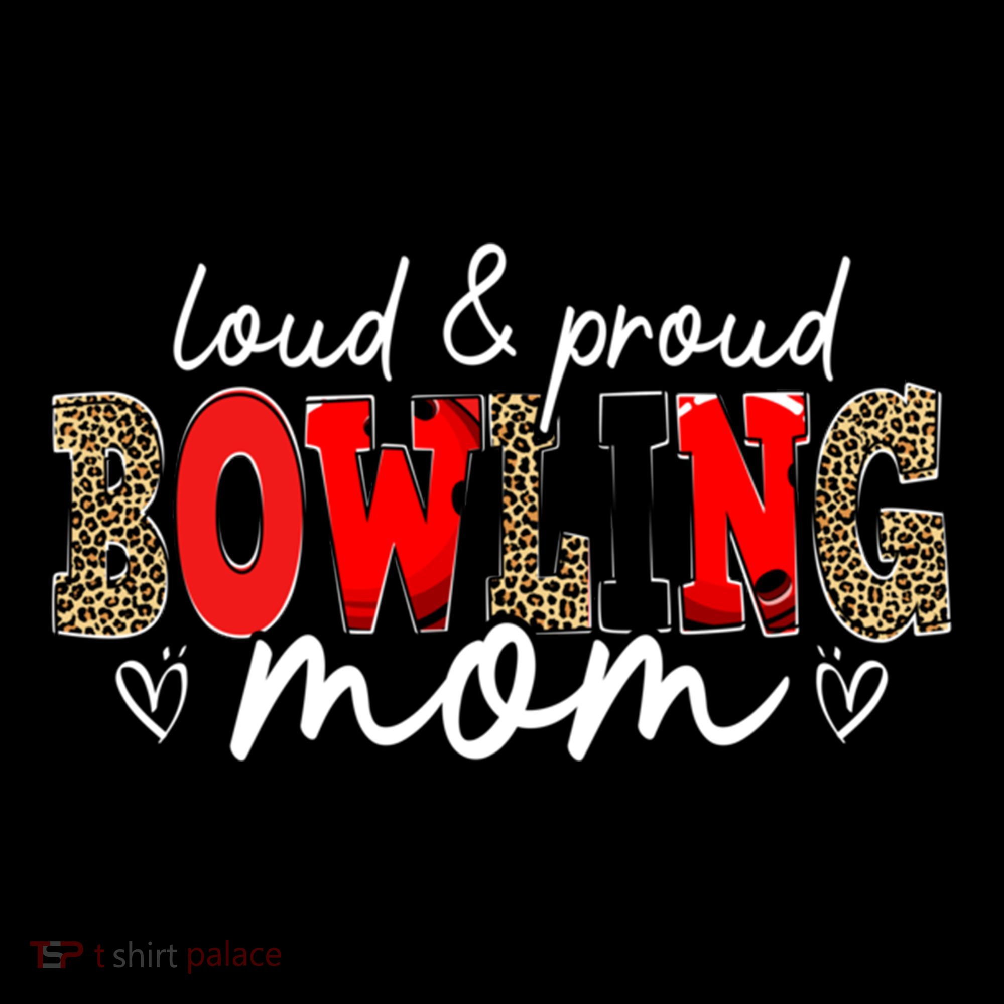 Loud Proud Bowling Mom Leopard Mama Mommy Mother's Day Funny Gift Coffee Mug