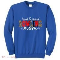 Loud Proud Bowling Mom Leopard Mama Mommy Mother's Day Funny Gift Sweatshirt thumb 0