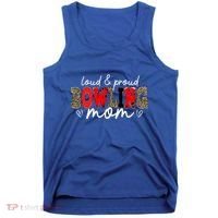 Loud Proud Bowling Mom Leopard Mama Mommy Mother's Day Funny Gift Tank Top thumb 0