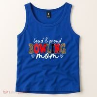 Loud Proud Bowling Mom Leopard Mama Mommy Mother's Day Funny Gift Tank Top thumb 2