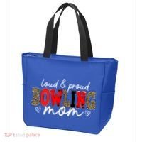 Loud Proud Bowling Mom Leopard Mama Mommy Mother's Day Funny Gift Tote Bag thumb 3