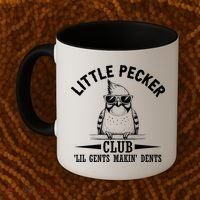 Little Pecker Club Woodpecker Coffee Mug thumb 2