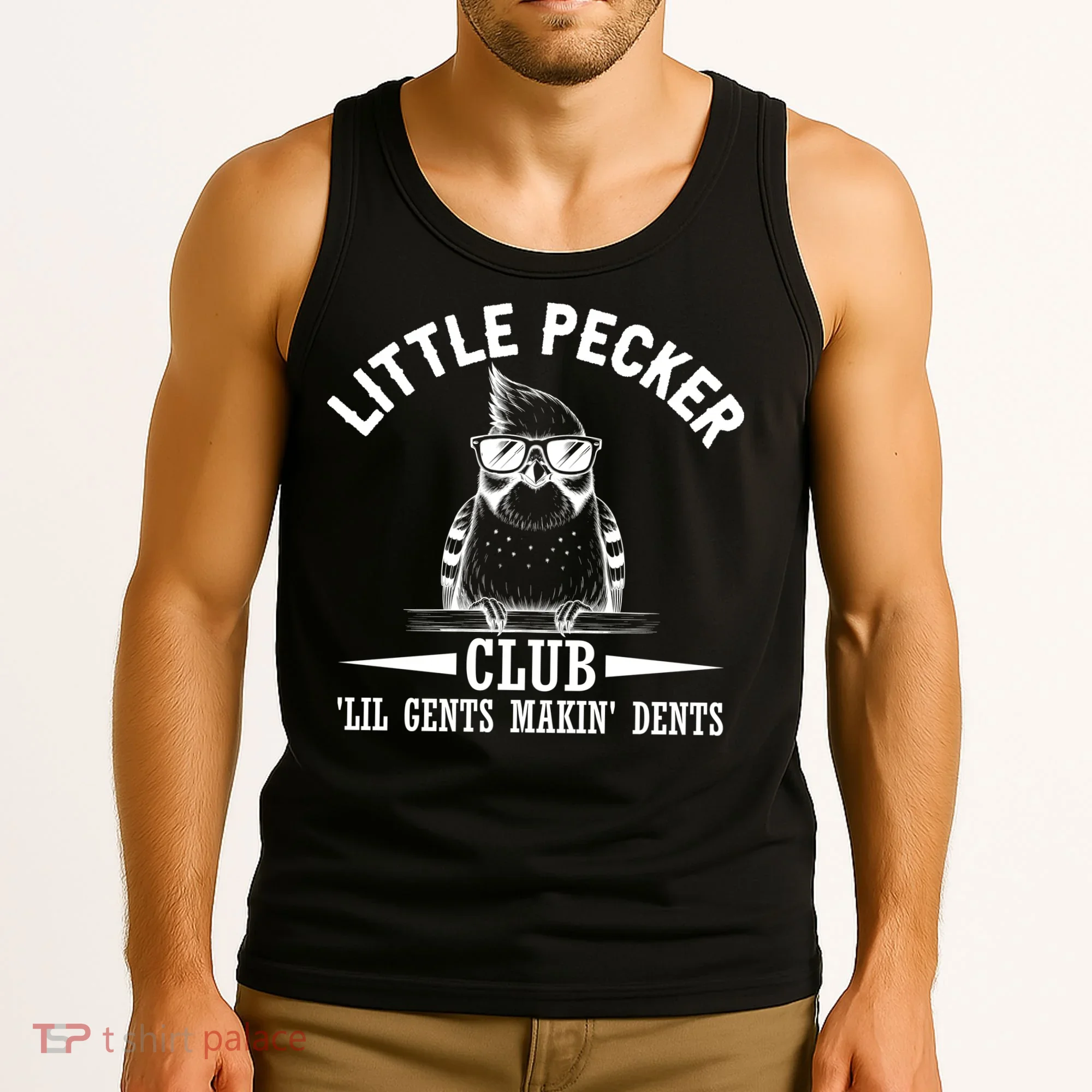 Little Pecker Club Woodpecker Tank Top