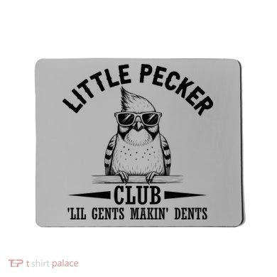 Little Pecker Club Woodpecker Mousepad