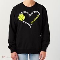 Love Pickleball Cute Pickleball Match, I Love Pickleball TShirt Women's Sweatshirt thumb 0