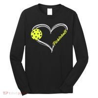 Love Pickleball Cute Pickleball Match, I Love Pickleball TShirt Long Sleeve Shirt thumb 0