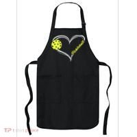 Love Pickleball Cute Pickleball Match, I Love Pickleball TShirt Apron thumb 0