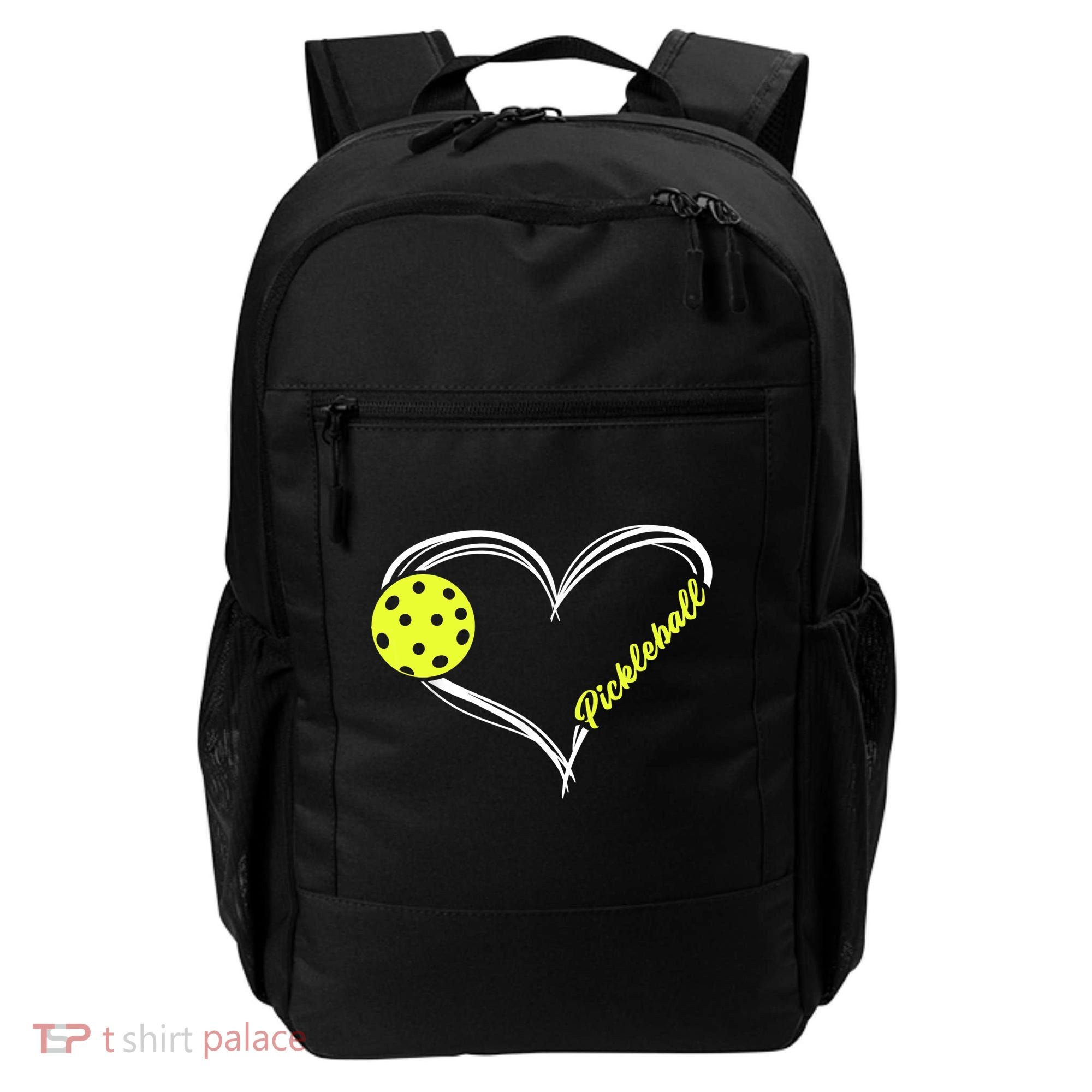 Love Pickleball Cute Pickleball Match, I Love Pickleball TShirt Backpack