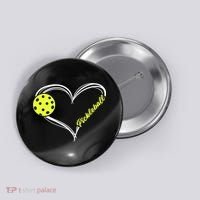 Love Pickleball Cute Pickleball Match, I Love Pickleball TShirt Button thumb 0