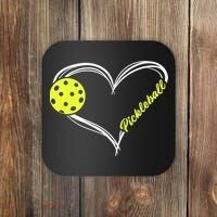 Love Pickleball Cute Pickleball Match, I Love Pickleball TShirt Coaster thumb 0