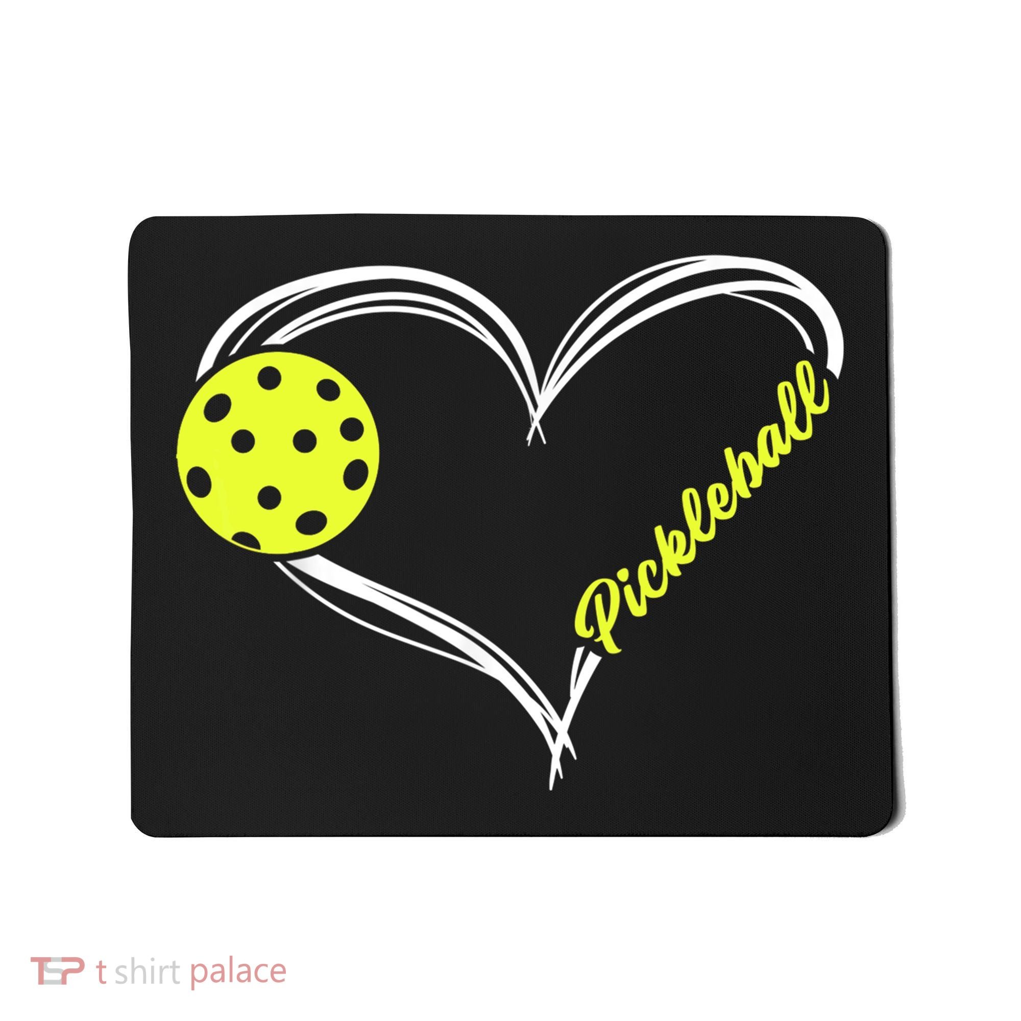 Love Pickleball Cute Pickleball Match, I Love Pickleball TShirt Mousepad