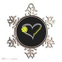 Love Pickleball Cute Pickleball Match, I Love Pickleball TShirt Ornament thumb 0