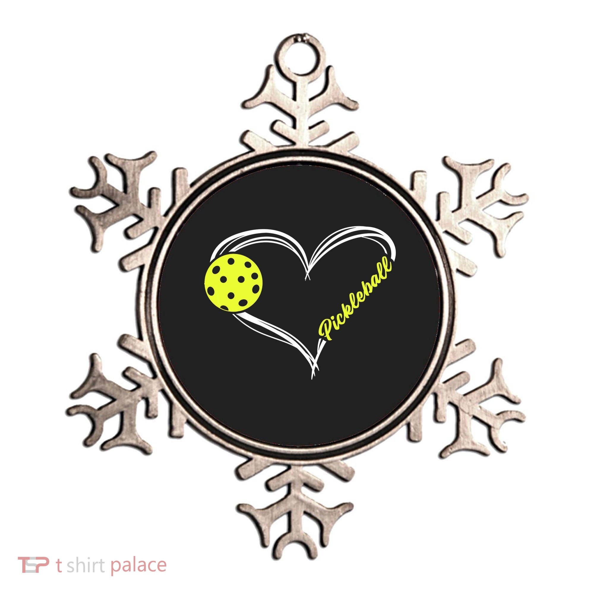 Love Pickleball Cute Pickleball Match, I Love Pickleball TShirt Ornament