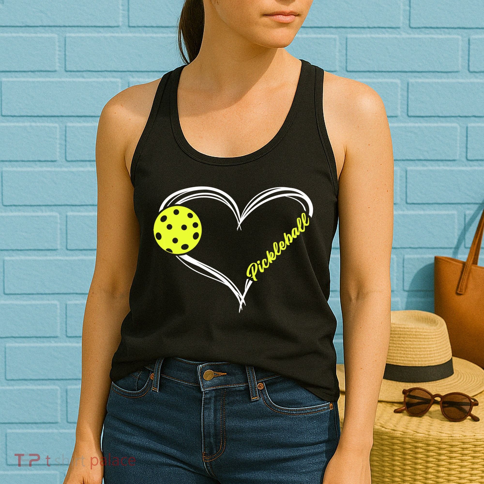 Love Pickleball Cute Pickleball Match, I Love Pickleball TShirt Women's Tank Top